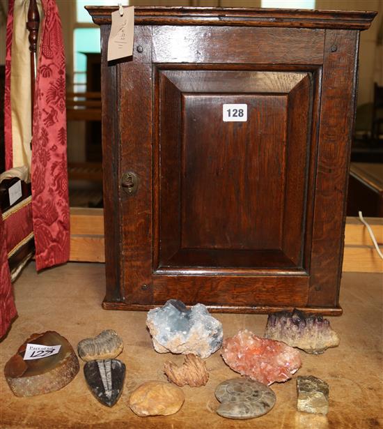 18th century oak spice cupboard